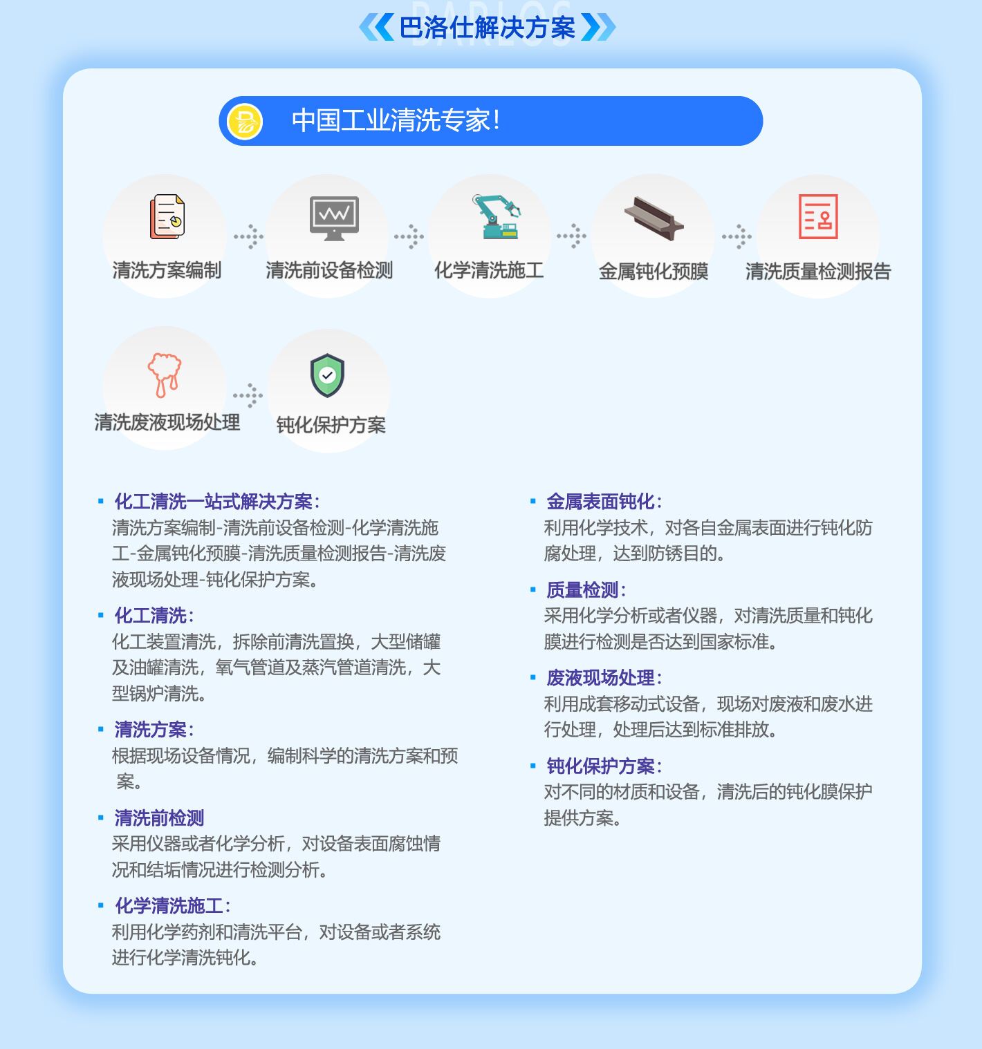石油化工清洗一站式服務(wù)解決方案